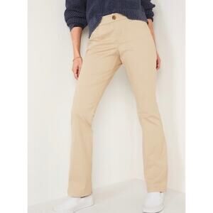 Old Navy Khaki Boot Cut Pants Size 8 NWT